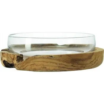 Váza LEONARDO sklo 39 x 12 cm