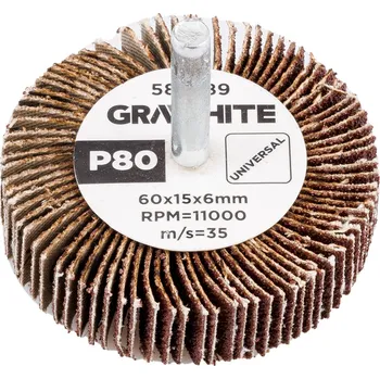 Brusný kotouč Lamelový kotouč 60 x 15 x 6 mm, P80 58T389