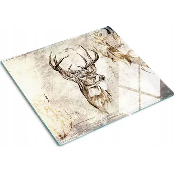 Obraz Tvrzené sklo krájecí deska Jelen 60x52