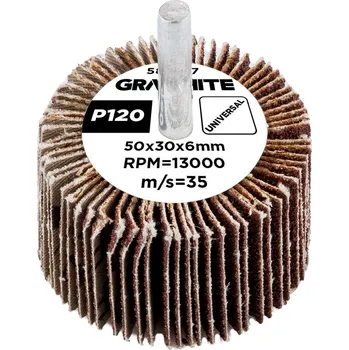 Brusný kotouč Lamelový kotouč 50 x 30 x 6 mm, P120 58T397