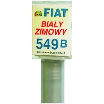 FIAT 549B BÍLÁ ZIMNÍ AUTO LAKOVACÍ TUŽKA NA OPRAVU ŠKRÁBANCŮ 10 ML ARASYSTEM
