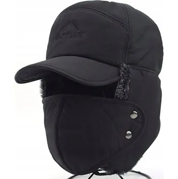Čepice Čepice zimní ušanka černá univerzální velikost