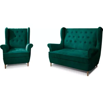 Sedací souprava Sedací souprava AROS 2+1 Monolith 37 tmavě zelená