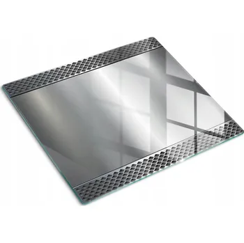 Obraz Multifunkční dekorativní skleněná deska s potiskem Kovové pozadí 60x52 cm