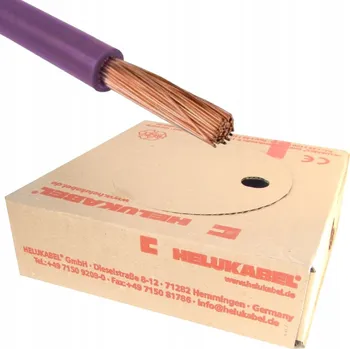 elektrický kabel Kabel H07V-K 1,5mm2 FIALOVÝ 100m