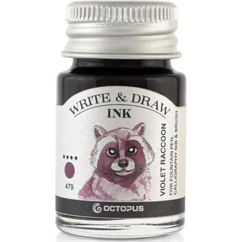 Octopus voděodolný inkoust na malování i psaní, fialový mýval Objem: 10 ml