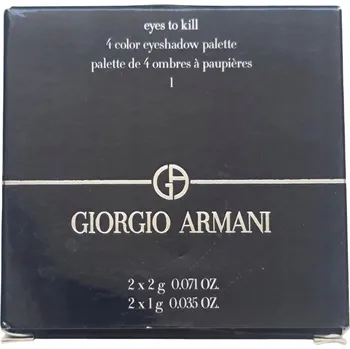 Oční stíny Giorgio Armani Eyes To Kill paletka očních stínů Č. 1