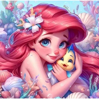 Diamantové malování Diamantové malování - Ariel