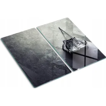 Obraz Multifunkční Dekorativní Skleněné Desky Boxerské Rukavice 2x30x52 cm