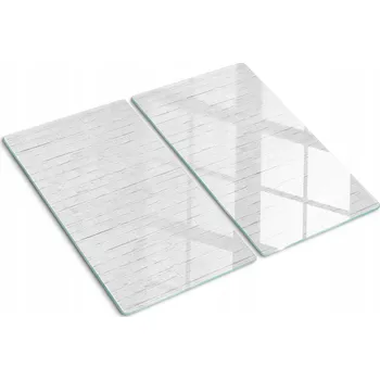 Obraz Skleněné kuchyňské desky na krájení s grafikou Cihlová zeď 2x30x52 cm