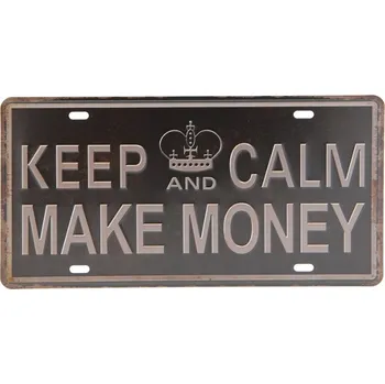 Obraz Kovová cedule, štítek 30 x 15 cm DÁREK