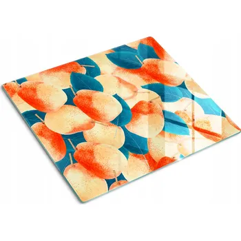 Obraz Kuchyňská Multifunkční Dekorativní Deska Tvrzené Sklo Hrušky 60x52 cm