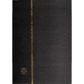 Sběratelství Album na známky, 32 bílých stran, černý LEUCHTTURM