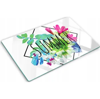 Obraz Kuchyňská Multifunkční Dekorativní Deska Tvrzené Sklo Léto 80x52 cm