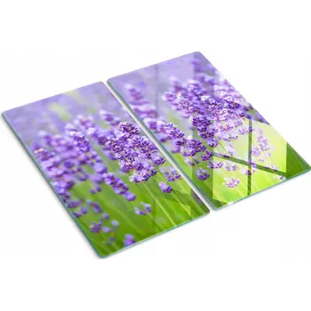Obraz Kuchyňské Multifunkční Ozdobné Desky Tvrzené Sklo Levandule 2x30x52 cm
