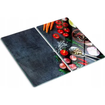 Obraz Multifunkční Dekorativní Skleněné Desky do Kuchyně Ingredience 2x30x52 cm