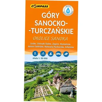 Góry Sanocko-Turczańskie okolice Sanoka - mapa laminowana 150 000 Kolektiv autorů