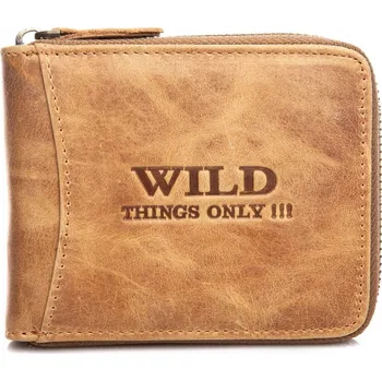 Peněženka Velká pánská kožená peněženka na zip