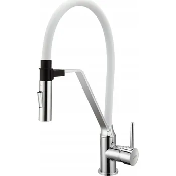 Vodovodní baterie Kuchyňská stojánková baterie Invena Terra bílá