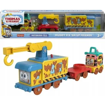 Vláček a vláčkodráha Lokomotiva na baterie Fisher-Price Tomáš a jeho přátelé, vícebarevná