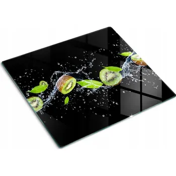 Obraz Skleněná deska dekor na sporák Kiwi a voda 60x52