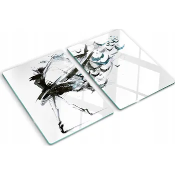 Obraz Víceúčelové dekorativní skleněné desky s potiskem Balerína 2x40x52 cm