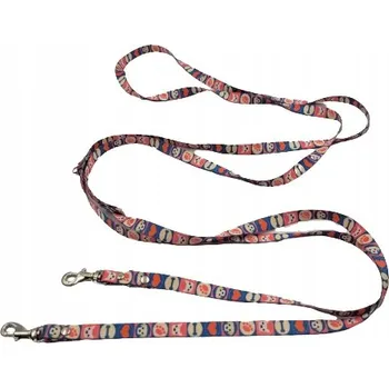 Vodítko pro psa Ručně vyrobené Vodítko pro psy o délce až 2 metry s potiskem pejsci