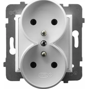 Elektrická zásuvka Elektrická Zásuvka Ospel bílá