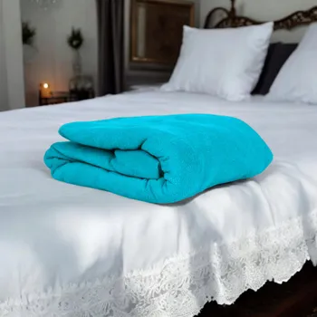 Prostěradlo PROSTĚRADLO JERSEY S GUMOU 120x210 SVĚTLE MODRÉ