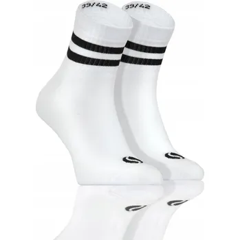 Pánské ponožky Sesto Senso Ponožky AMZ P1128 bílé, velikost 43-46