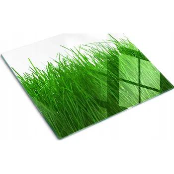 Obraz Kuchyňská Multifunkční Ozdobná Deska z Tvrzeného Skla Tráva 60x52 cm