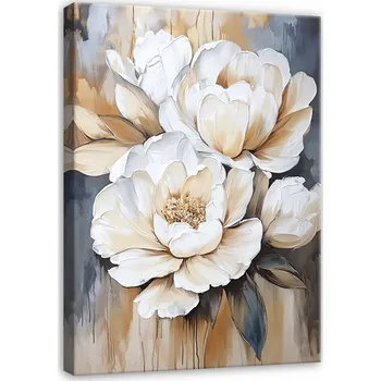 Obraz OBRAZ KVĚTINY 3D ABSTRAKCE DO LOŽNICE OBÝVÁKU KUCHYNĚ NA PLÁTNĚ 100x70