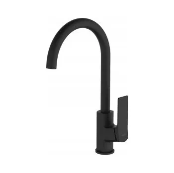 Vodovodní baterie Stojánková kuchyňská baterie Invena NERI, černá