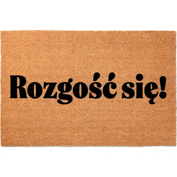 KOKOSOVÁ VSTUPNÍ ROHOŽKA 40X60 CM - VTIPNÝ DESIGN, DEKORACE, STYLOVÁ ROHOŽKA S POTISKEM