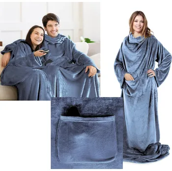 deka Deka Eurofirany polyester 150 cm x 180 cm modrá