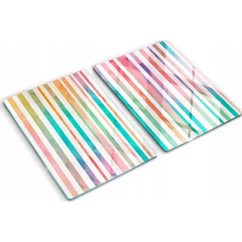 Obraz Sada tvrzených skleněných kuchyňských desek S Potiskem Duha 2x40x52 cm