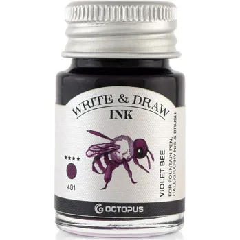 Octopus voděodolný inkoust na malování i psaní, fialová včela Objem: 10 ml