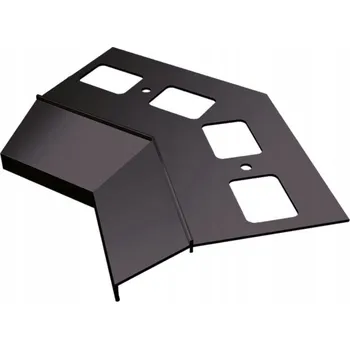 rohová lišta Vnitřní roh Renoplast hliníkový 96,3 x 28, délka 17 cm, grafit (grafitová barva)