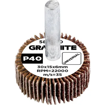 Brusný kotouč Lamelový kotouč 30 x 15 x 6 mm, P40 58T400