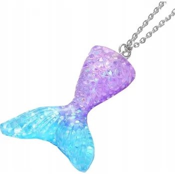 Náhrdelník NÁHRDELNÍK PŘÍVĚSEK SYRENI OCAS MOŘSKÉ PANNY ARIELKA MALÁ MOŘSKÁ VÍLA ŠPERKY