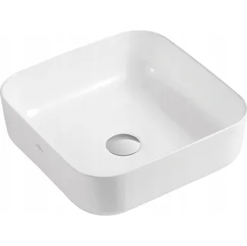 Umyvadlo Umyvadlo na desku čtvercové Invena Reja bílé