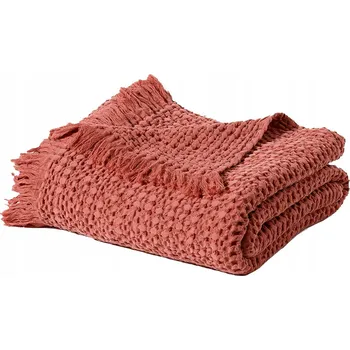 Prostěradlo Přehoz na postel Vital Home bavlna 125 cm x 200 cm červený