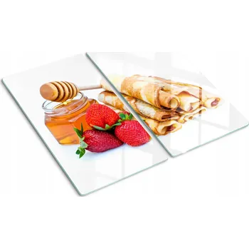 Obraz Dekorativní Desky Tvrzené Sklo Na Krájení Chutné palačinky 2x30x52 cm