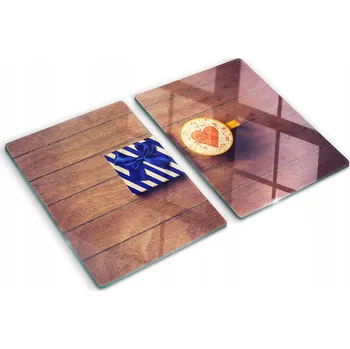 Obraz Kuchyňské Multifunkční Dekorativní Skleněné Desky Dárek káva 2x40x52 cm