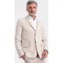 Pánské sako Ombre OM-BLZB-0128 světle béžové V2