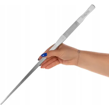 Péče o řasy a obočí Pinzeta rovná 48 cm nerezová ocel pro sázení rostlin v akváriu Kruger Meier