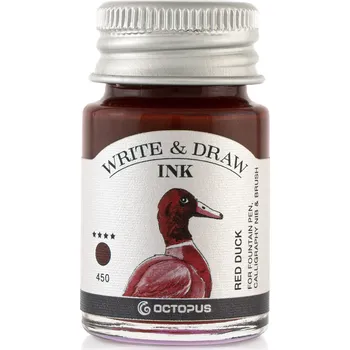 Octopus voděodolný inkoust na malování i psaní, červená kachna Objem: 10 ml