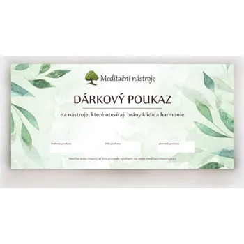 Dárkový potravinový koš Dárkový poukaz na nákup zboží 1000 Kč