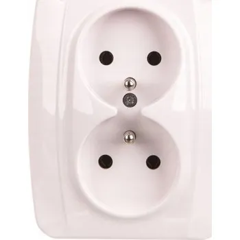 Elektrická zásuvka Kos-Elektro System Elektrická Zásuvka bílá