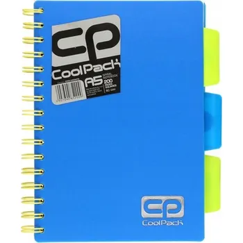 Blok Kroužkový blok A5 Coolpack neonově modrý new PATIO
